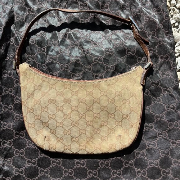 Small Gucci Hobo 7/1/2"x9/3/4" - Picture 1 of 8